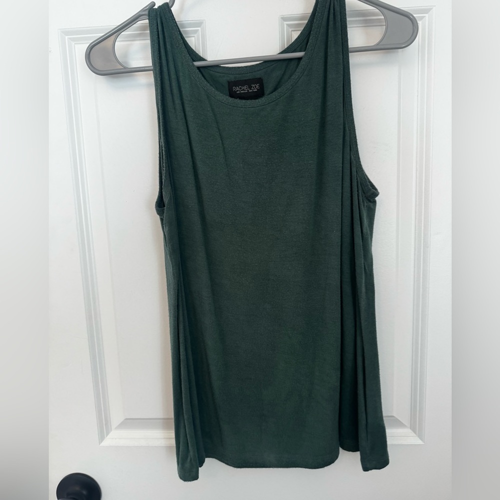 Rachel Zoe Forest Green Tank Top